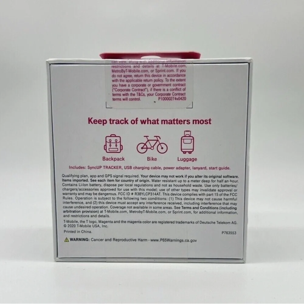 SyncUP TRACKER by T-Mobile - Black